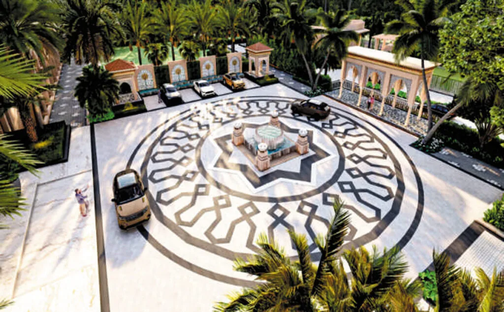 Courtyard at Anamore Resort, Pushkar