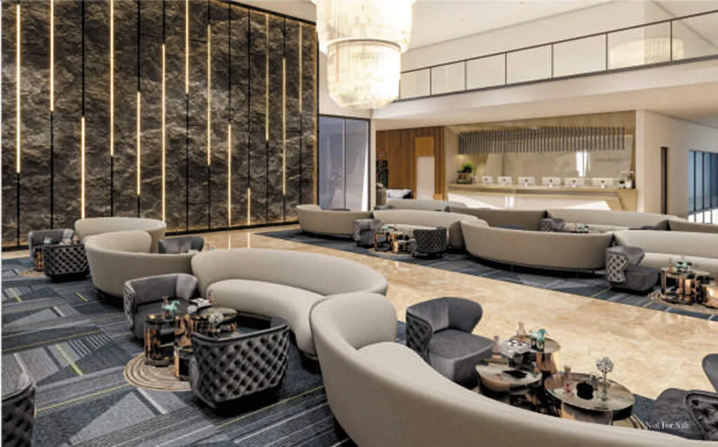 Elegant lounge at Anamore Resort near Pushkar
