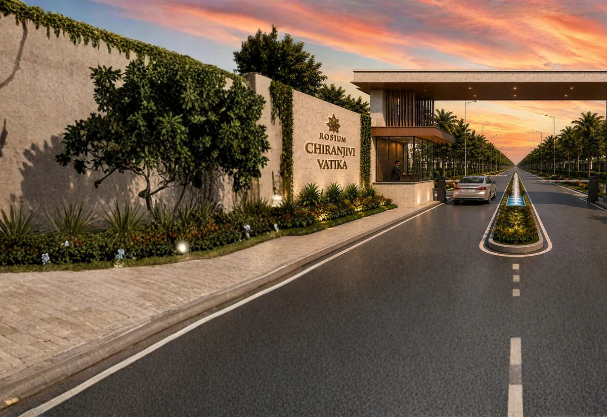 Chiranjivi Vatika gated township entrance near Gegal Toll, Ajmer
