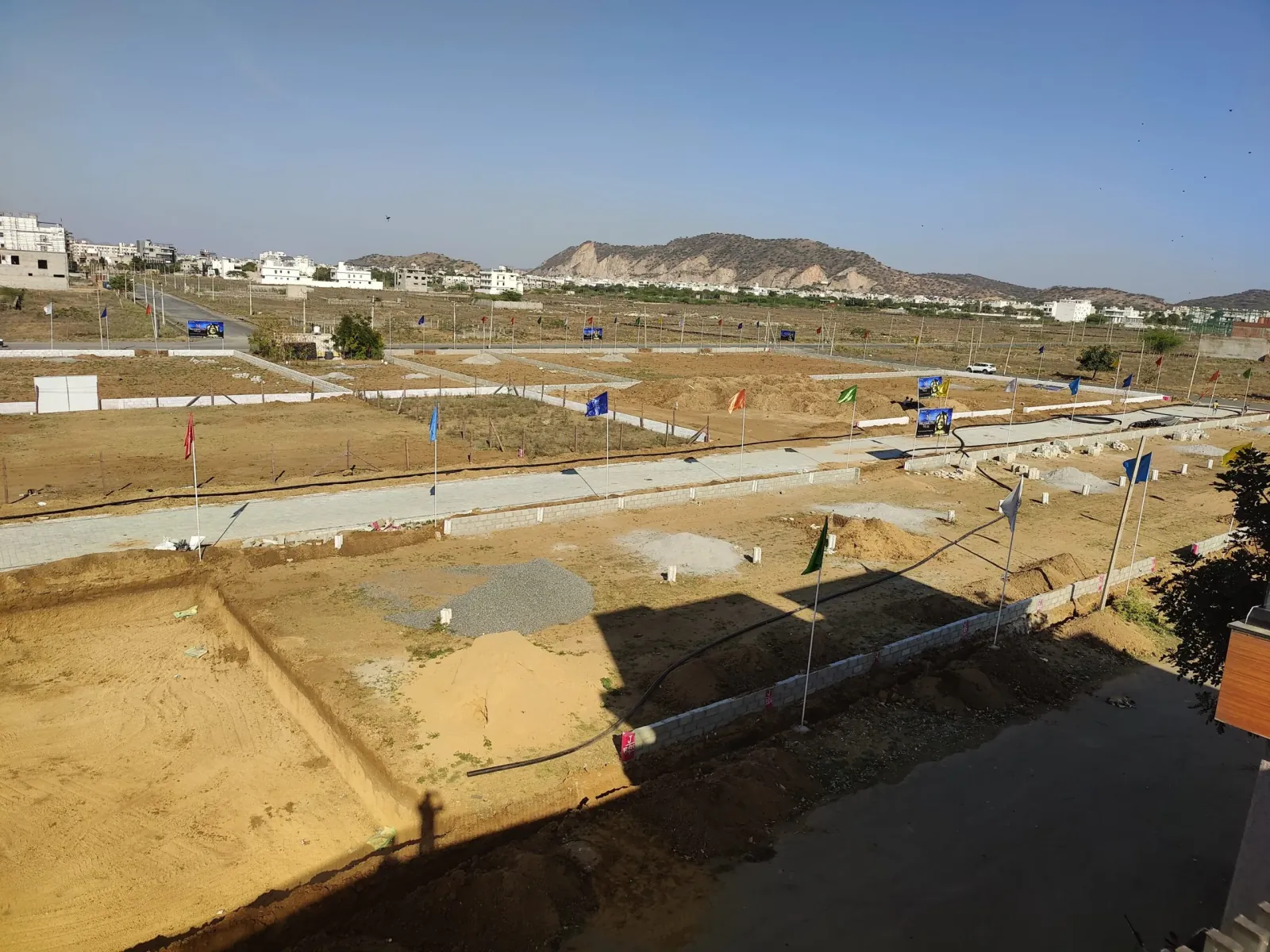 Rosium Hub on-site progress photograph — view 1