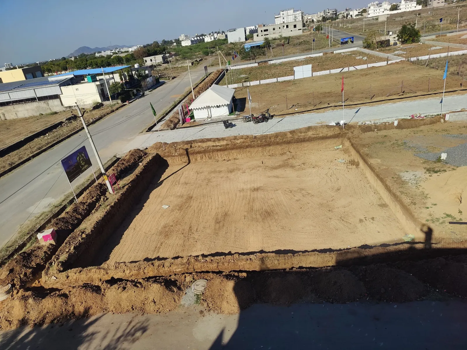 Rosium Hub on-site progress photograph — view 4