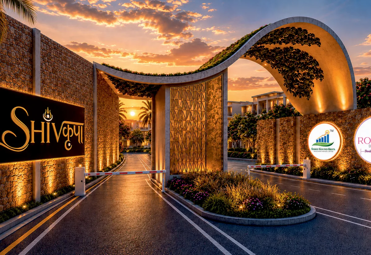 Shiv Kripa gated residential township entrance near New JLN Medical College, Ajmer